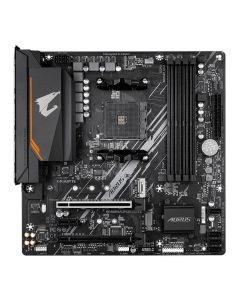 Placa Mae Gigabyte B550M Aorus Elite, DDR4, Socket AMD AM4, M-ATX, Chipset AMD B550, B550M-AORUS-ELITE-Amarelo