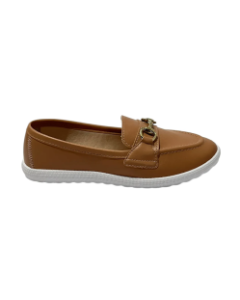 Mocassim Via Uno Aplica&ccedil;&atilde;o Caramelo - Caravel Moda